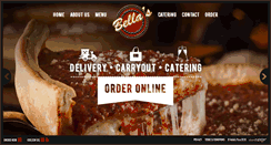 Desktop Screenshot of pizzabellas.com